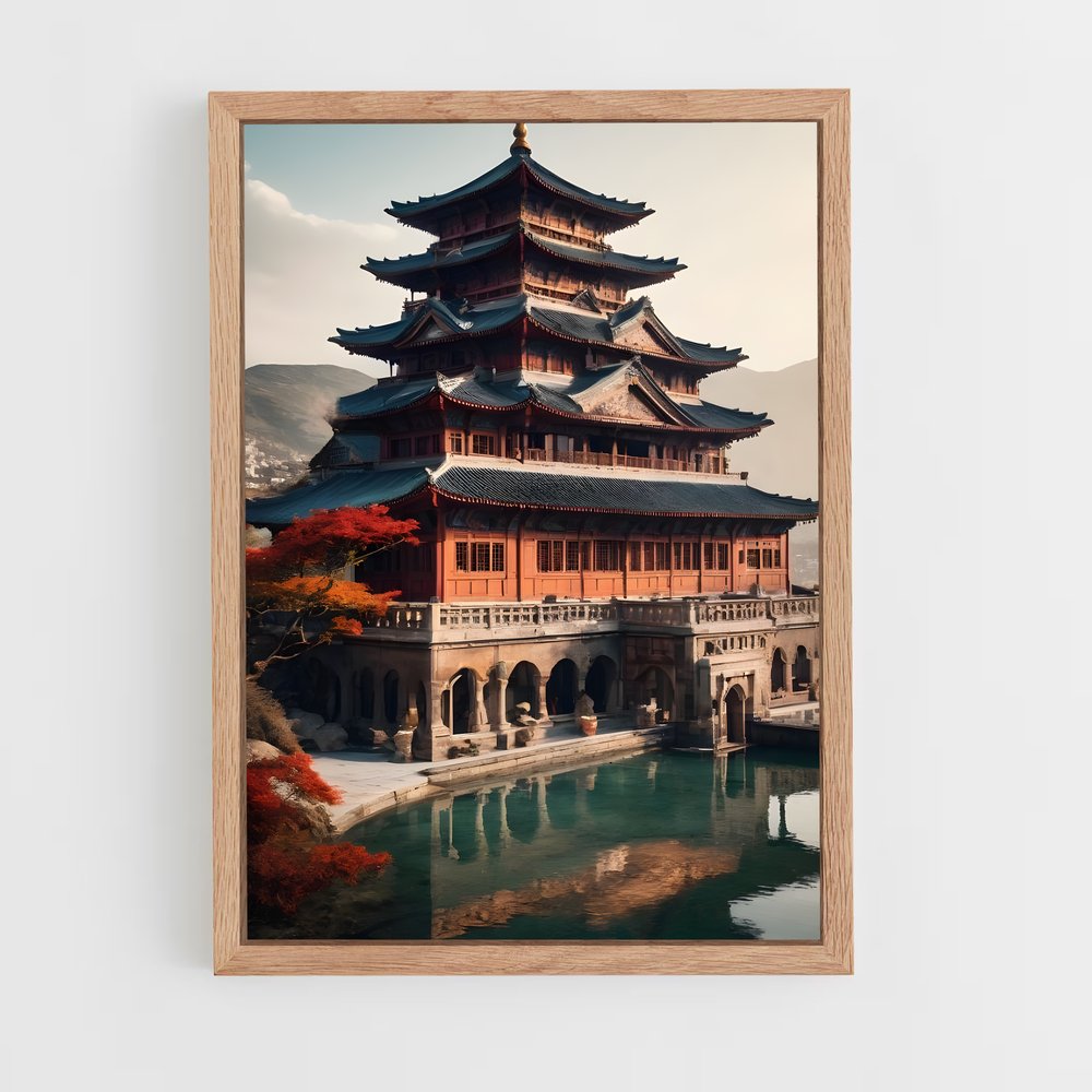 Poster Temple Shaolin – affiche Kung Fu (vue 4)